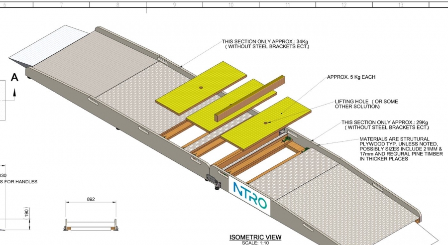 Smart Ramp engineering drawing